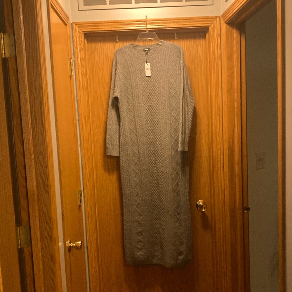 Super soft heather gray maxi dress